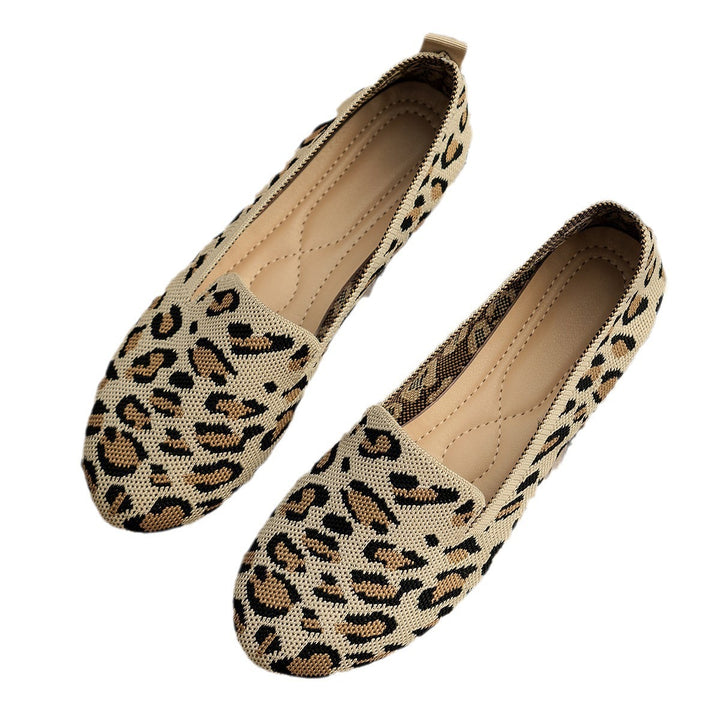 Damen Flexible Strick‑Loafer mit gepolstertem Komfortfußbett und rutschfester Laufsohle Drune