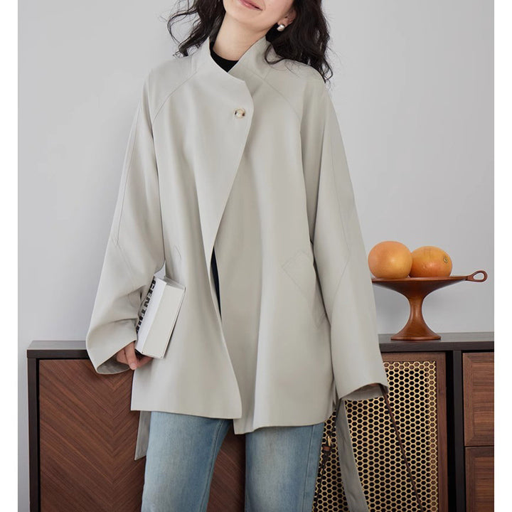 Damen Weit geschnittene Jacke mit modernen Details Drune