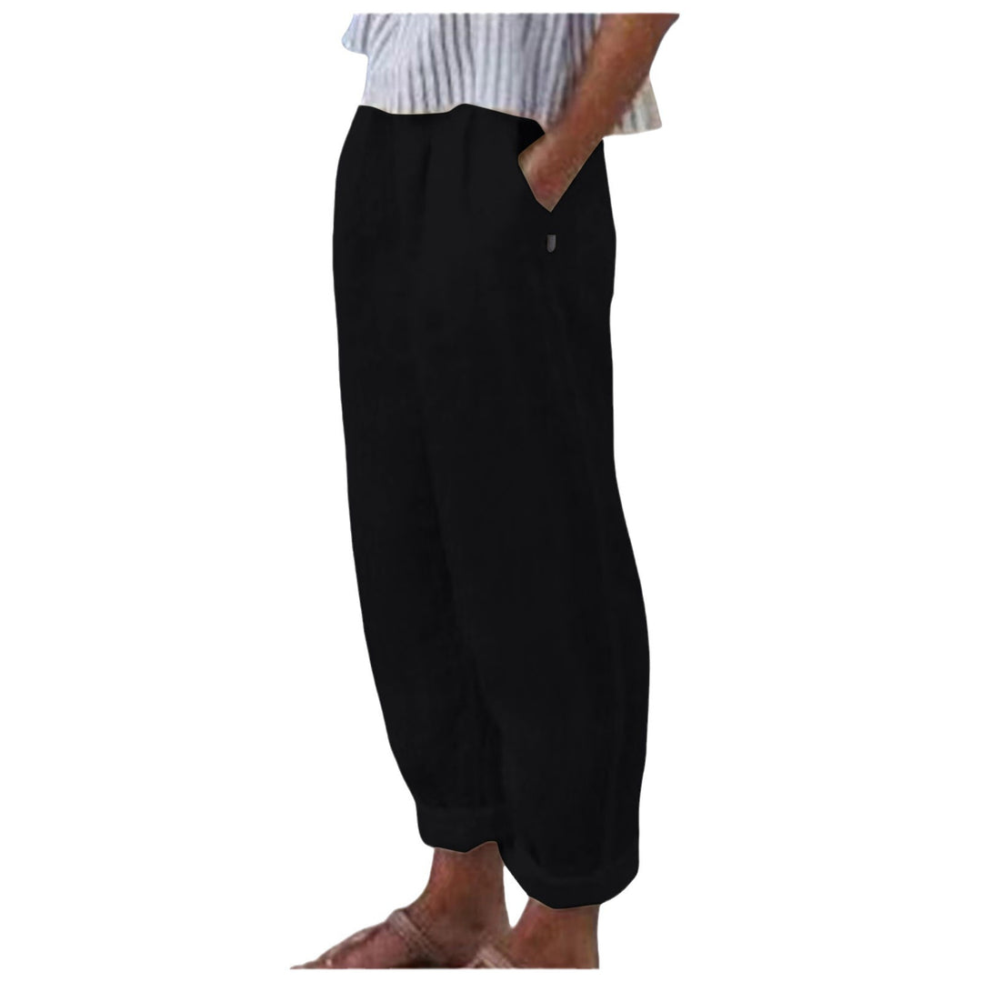 Damen Relaxed Fit Leinenhose Drune