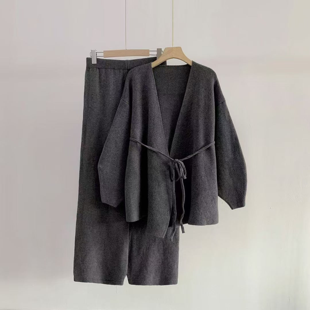Damen Wickeljacke mit lässiger Passform und weitem Schnitt Drune