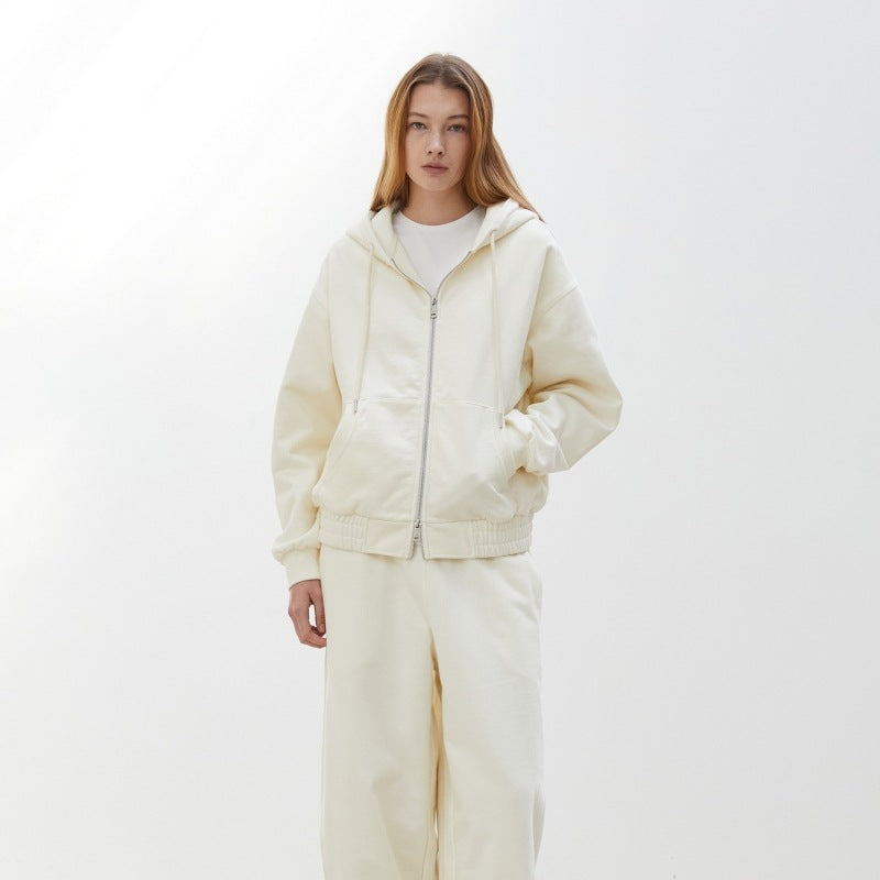 Damen lässige Zip-Hoodie Jacke Drune
