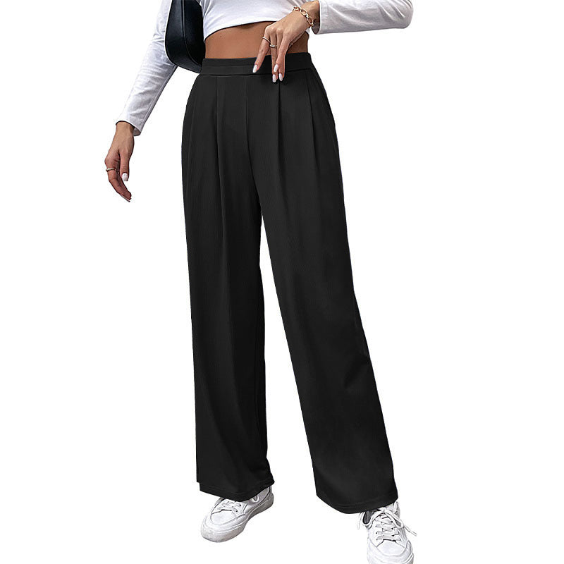 Damen Hochtaillierte weite Hose Drune