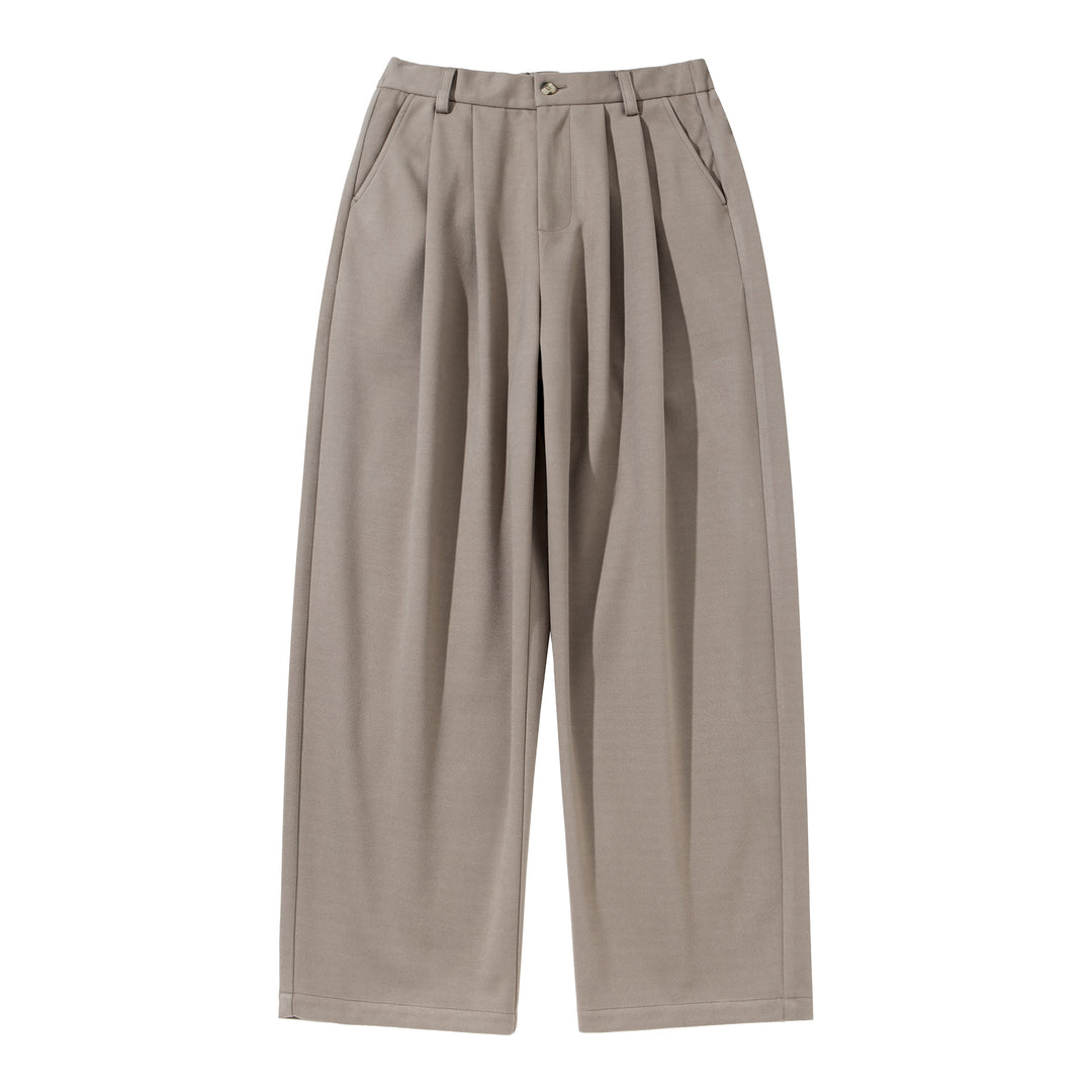 Damen Hochtaillierte Culotte-Hose mit Bundfalten und elastischem Rückenteil Drune