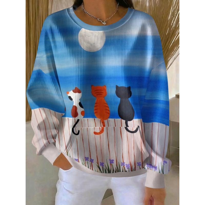Damen Gemütlicher Pullover Drune