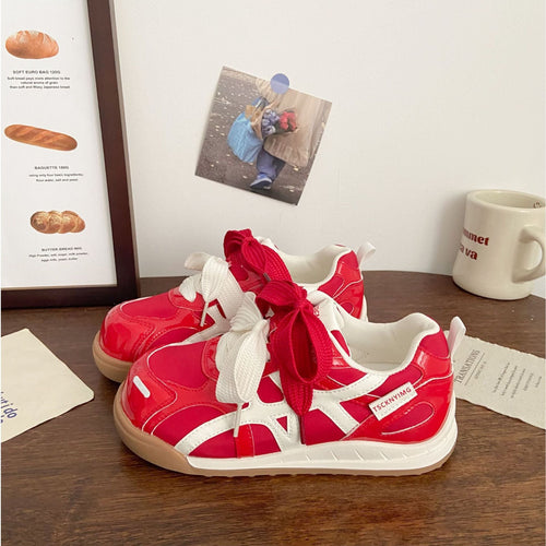 Damen Sneakers mit atmungsaktiver Mesh-Oberfläche und flexibler Gummisohle Drune