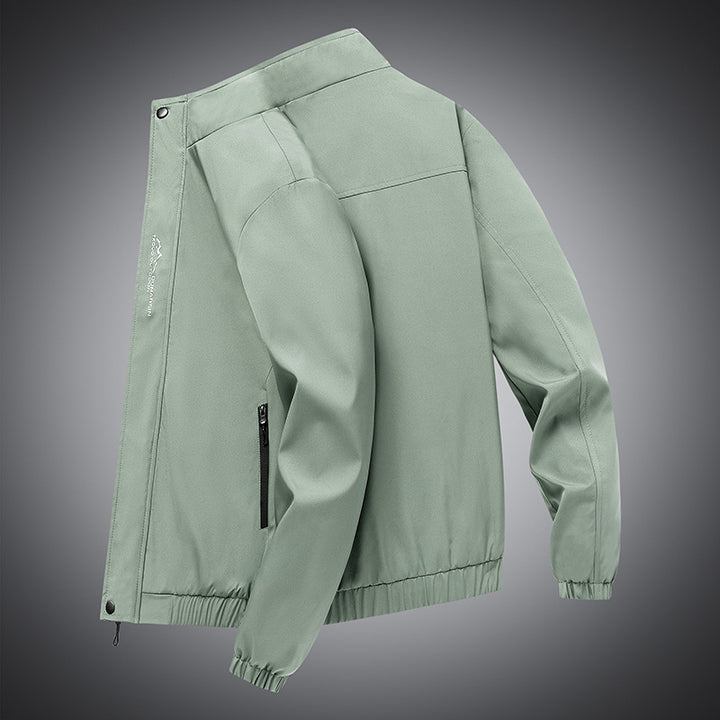 Herren leichter urbaner Softshell-Blouson mit winddichter Membran und verdecktem Reißverschluss Drune