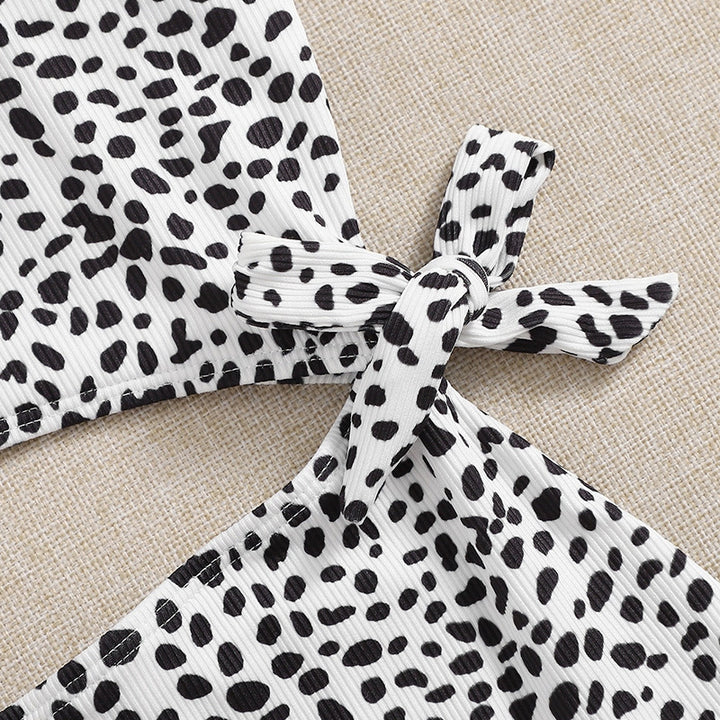 Damen Einteiler Badeanzug mit seitlichem Cut-Out und dekorativen Schleifen Drune