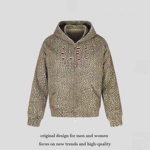 Damen Zip‑Kapuzensweatjacke Drune