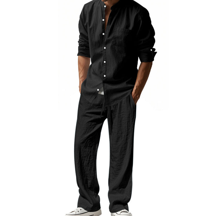 Herren luftiges Hemd- und Hosen-Set Drune