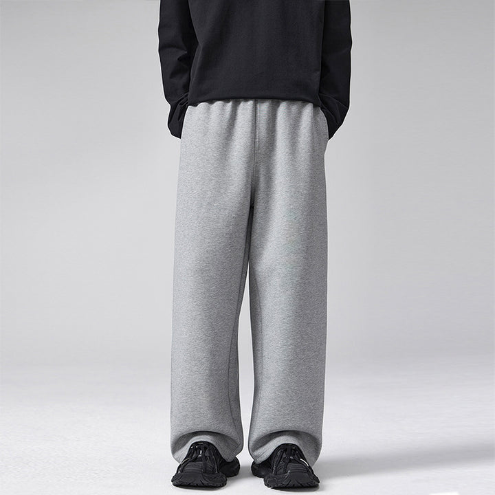 Herren Oversized Sweatpalazzo mit Tunnelzugbund, doppellagigem Saum und Relaxed-Fit Drune