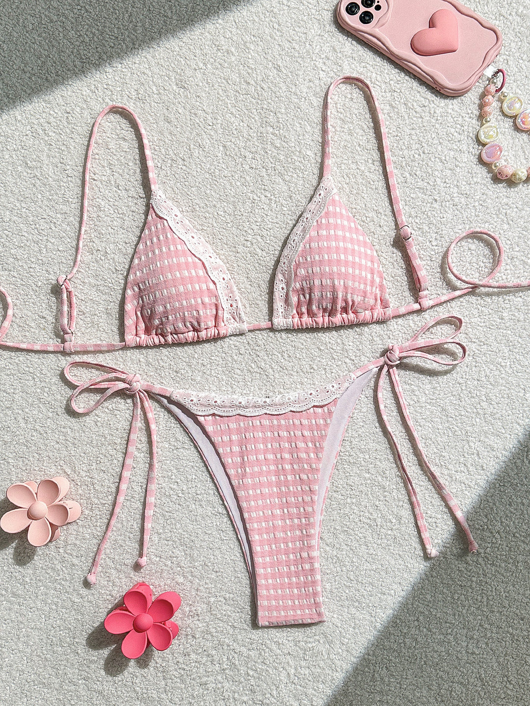 Damen Triangel-Bikini mit verspielt elegantem Design Drune