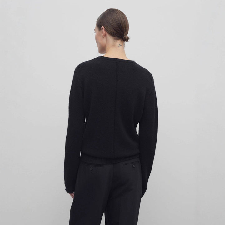 Damen Feiner Strickpullover aus hochwertiger Wolle Drune
