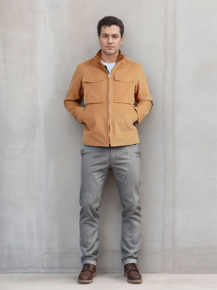 Herren Utility-Jacke mit praktischen Taschen und modernem Design Drune