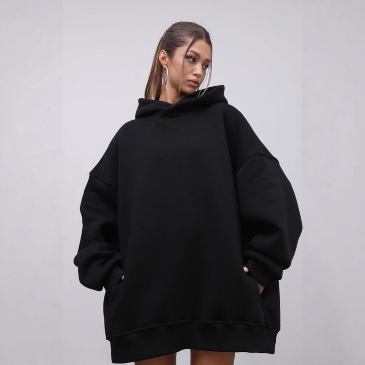 Damen bequemer Oversized Hoodie Drune
