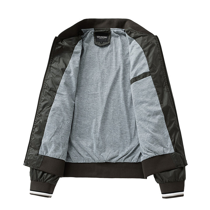 Herren Sportliche Bomberjacke mit zwei Seitentaschen Drune