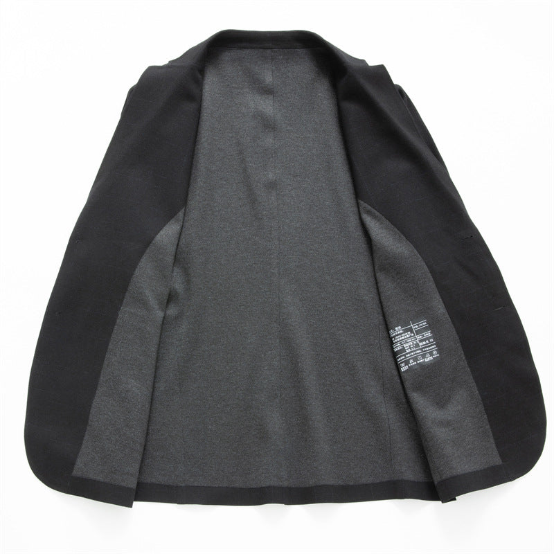 Herren Casual-Sakko mit ungefütterter Konstruktion, aufgesetzten Taschen und Soft-Shoulder Drune