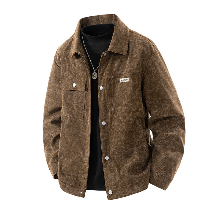 Herren Urbaner Overshirt mit modernen Taschen Drune