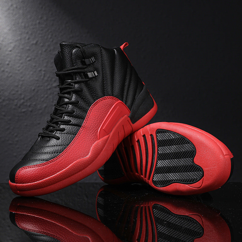 Herren Retro-inspirierte Performance-Basketballstiefel mit verstärkter Seitenwand Drune