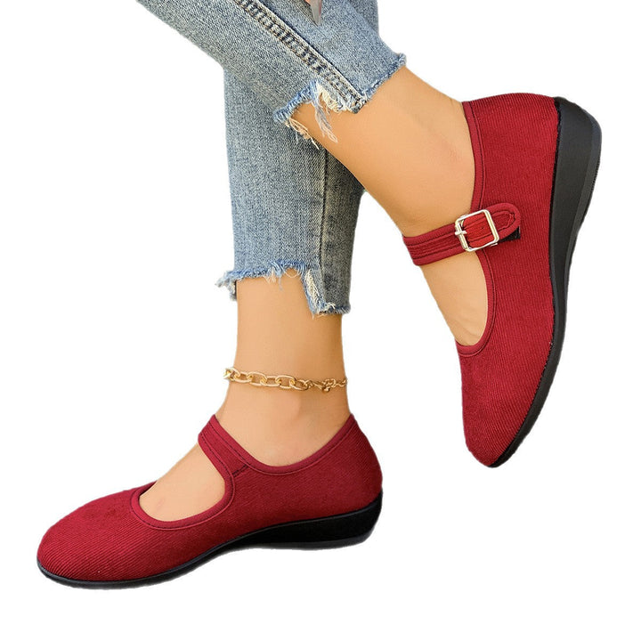 Damen Elegante und komfortable Mary Jane Schuhe Drune
