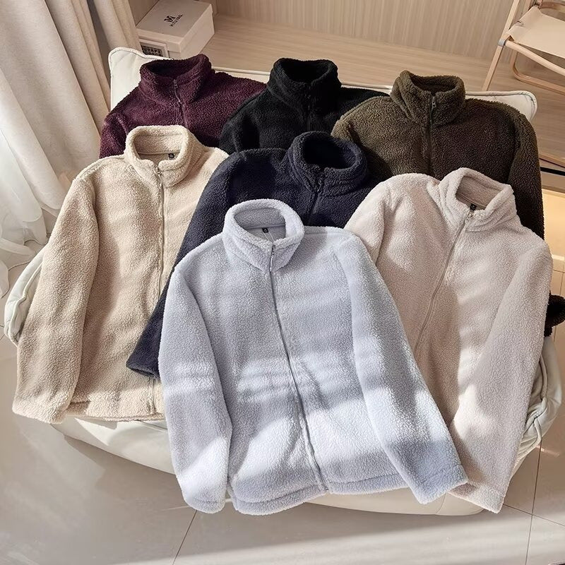 Damen Fleecejacke mit hohem Kragen und praktischen Reißverschlusstaschen Drune