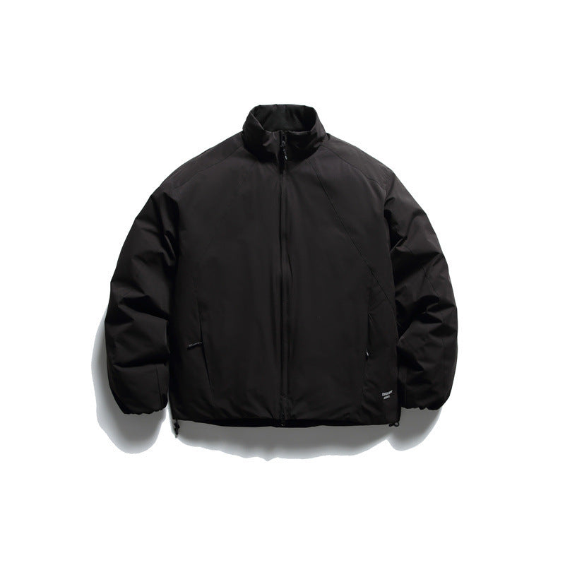 Herren Isolationsjacke im Boxy‑Schnitt mit Stehkragen, Raglanärmeln und Zwei‑Wege‑Reißverschluss Drune