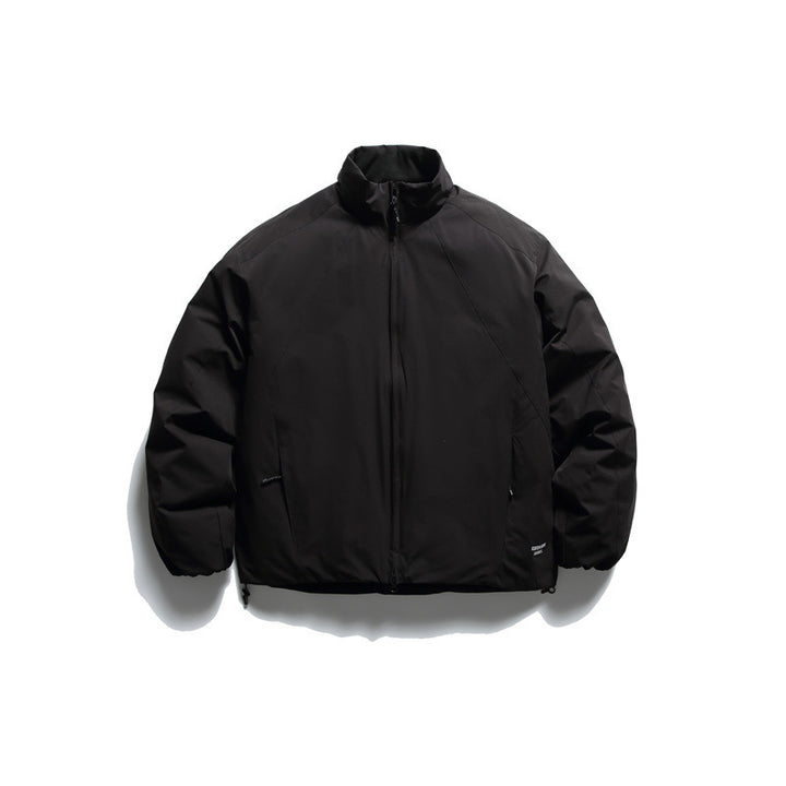 Herren Isolationsjacke im Boxy‑Schnitt mit Stehkragen, Raglanärmeln und Zwei‑Wege‑Reißverschluss Drune
