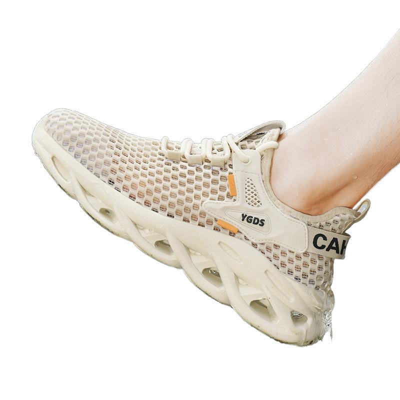 Damen Sportliche Sneakers mit atmungsaktiver Netzstruktur und flexibler Profilsohle Drune