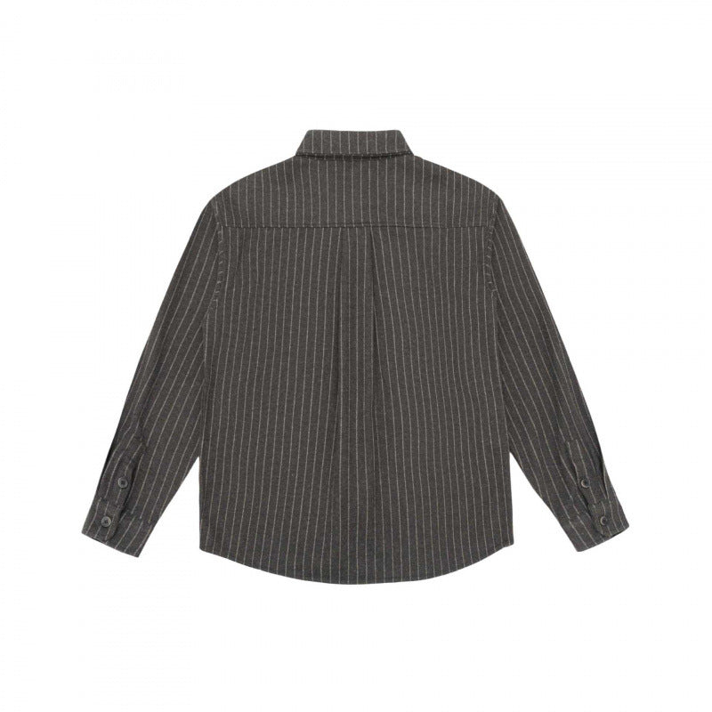 Herren Boxy-Hemd mit Nadelstreifen, Raglanärmeln und soften Flanellgriff Drune