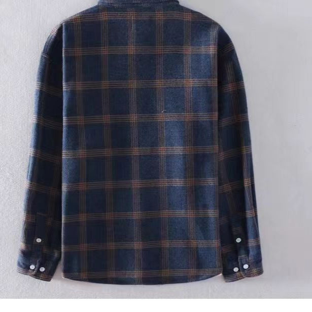 Herrenblazer aus feinem Wollmix Drune mit Glencheck und Karodetails Drune