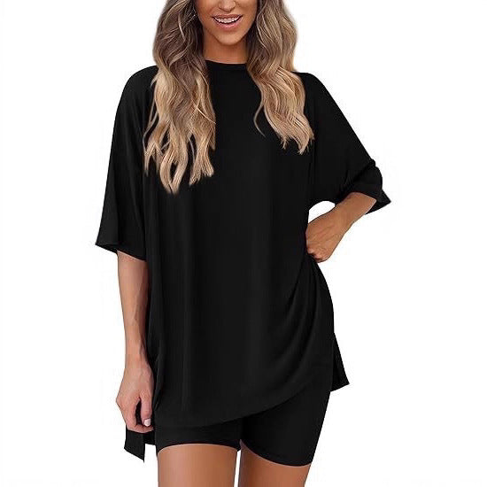 Damen lässiges Oversized T-Shirt Drune