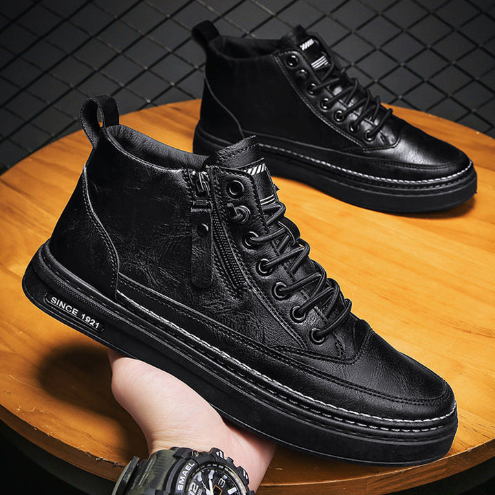 Damen Hochwertige Sneaker mit modischem Design und innerem Reißverschluss Drune