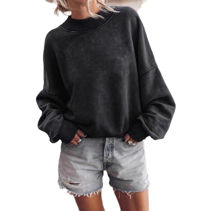 Damen lässiger Oversize Sweatshirt Drune