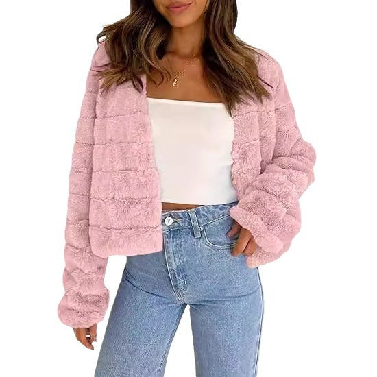 Drune | Luxuriöse Damen-Crop-Jacke