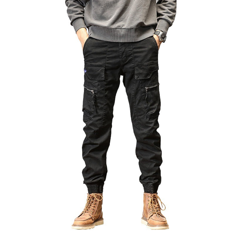 Herren Technische Cargo-Jogginghose mit Multifunktionstaschen & elastischen Bündchen Drune