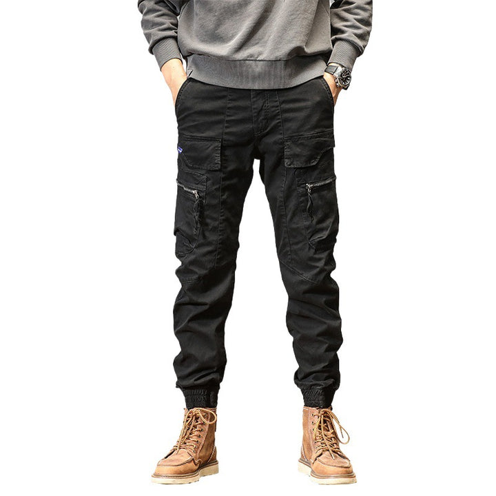 Herren Technische Cargo-Jogginghose mit Multifunktionstaschen & elastischen Bündchen Drune