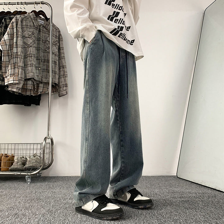 Damen Modische und lässige Boyfriend Jeans Drune