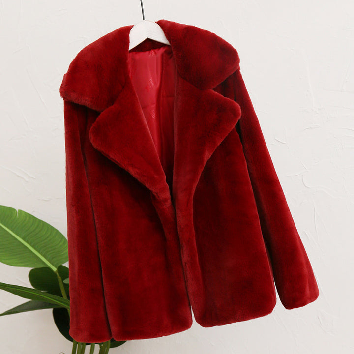 Damen Flauscher Mantel Drune