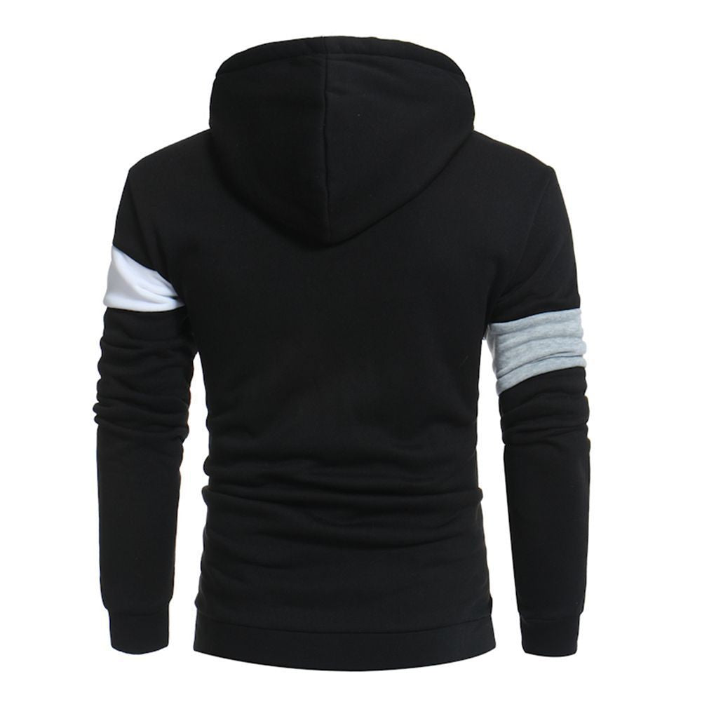 Herren sportlicher Kapuzenpullover mit Farbblockdesign Drune