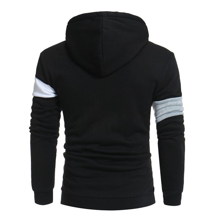 Herren sportlicher Kapuzenpullover mit Farbblockdesign Drune