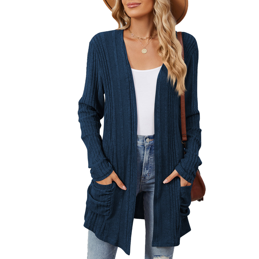 Damen lässiger Strickcardigan Drune