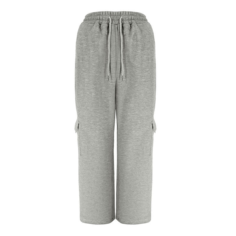 Damen Cargo-Hose mit elastischem Bund und Seitentaschen Drune