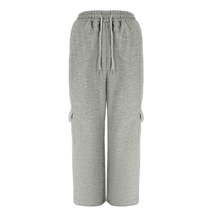 Damen Cargo-Hose mit elastischem Bund und Seitentaschen Drune