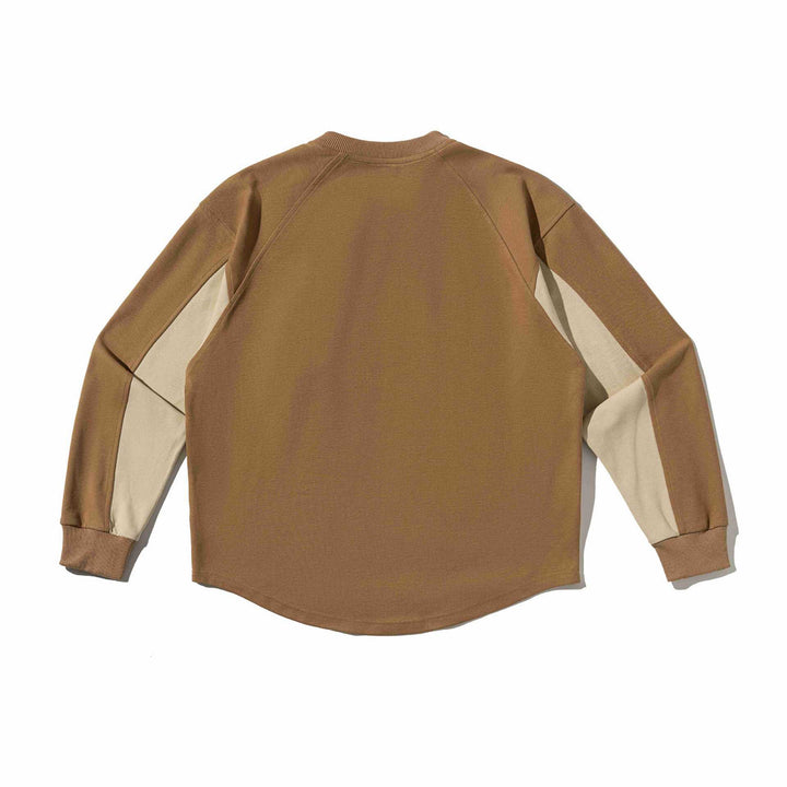 Unisex Raglan‑Sweatshirt mit halbrundem Saum und aufgesetzter Brusttasche Drune