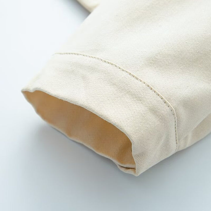 Damen lässige Jeansjacke mit praktischen Taschen Drune