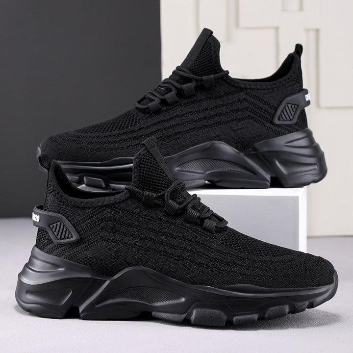 Herren Strick-Sockensneaker mit stoßdämpfender geformter Plateausohle Drune