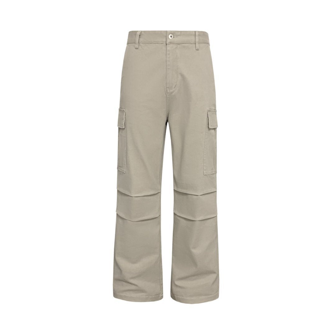 Herren Modische Cargo-Hose mit weiten Beinen Drune