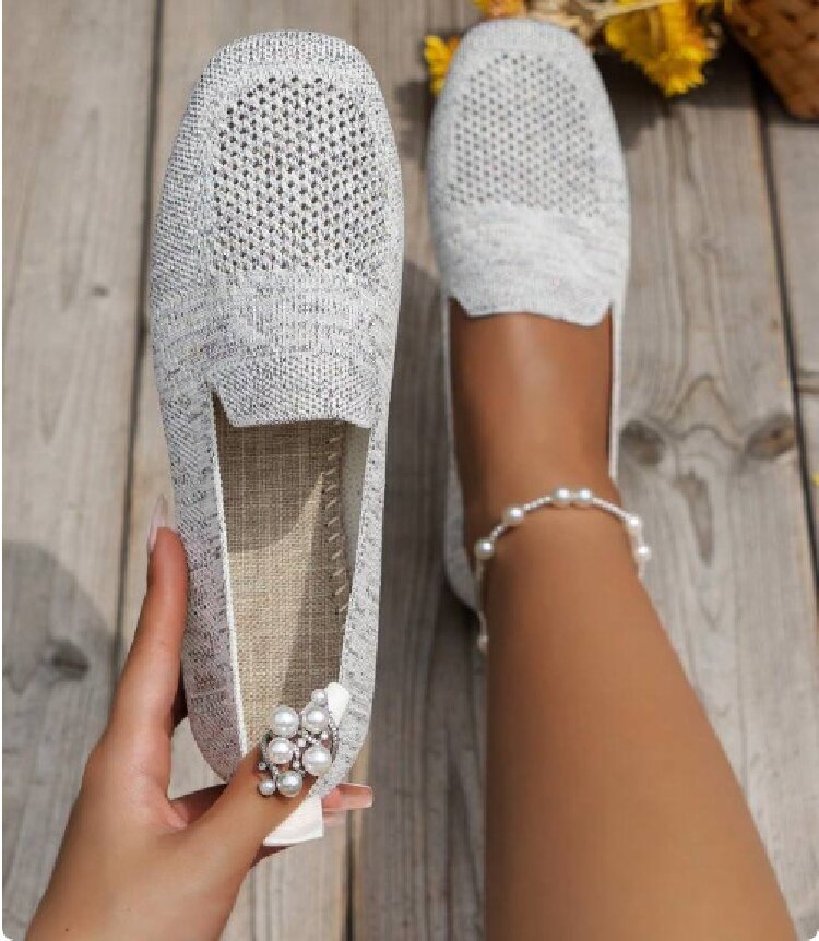 Damen Perforierte Slip-On Loafers Drune