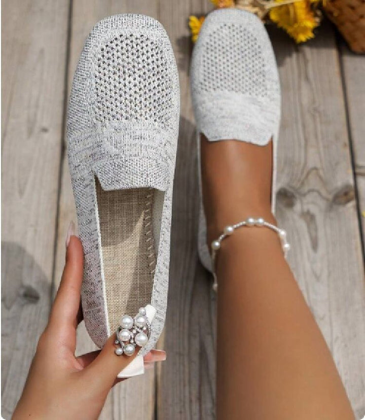 Damen Perforierte Slip-On Loafers Drune