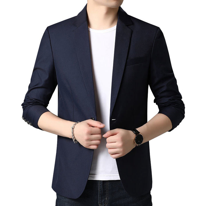 Herren Schlankes Business-Sakko mit minimalistischem Design und Stretch-Komfort Drune