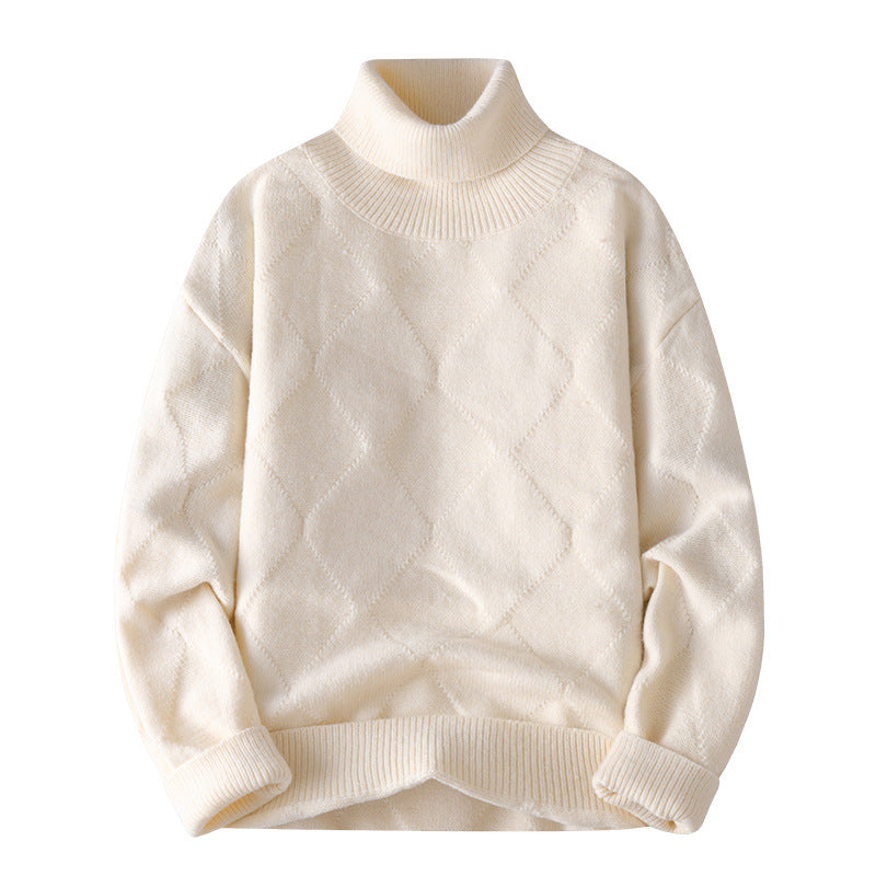Damen Eleganter Rollkragenpullover Drune